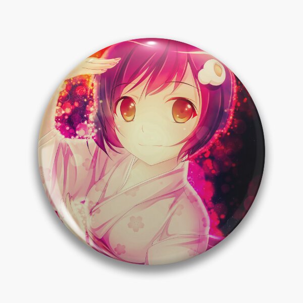 Item preview, Tsukihi Araragi Pink Kimono Charm Under Festival Lights In Bakemonogatari designed and sold by thedarvills.