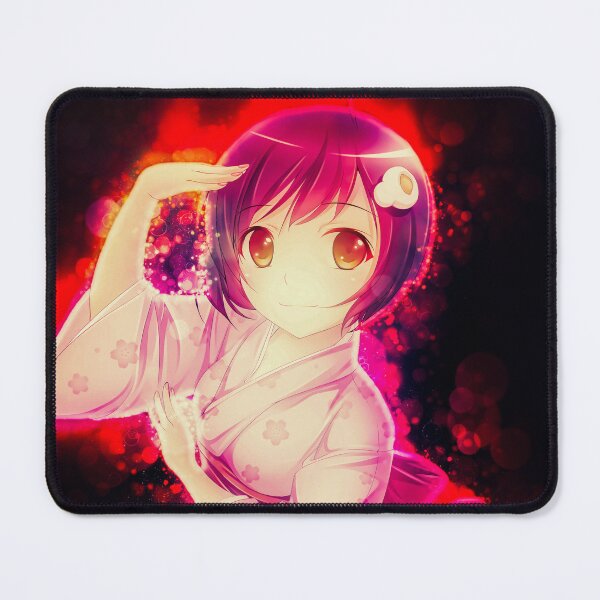 Item preview, Tsukihi Araragi Pink Kimono Charm Under Festival Lights In Bakemonogatari designed and sold by thedarvills.