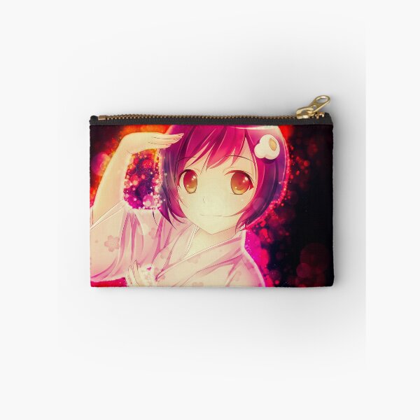 Item preview, Tsukihi Araragi Pink Kimono Charm Under Festival Lights In Bakemonogatari designed and sold by thedarvills.