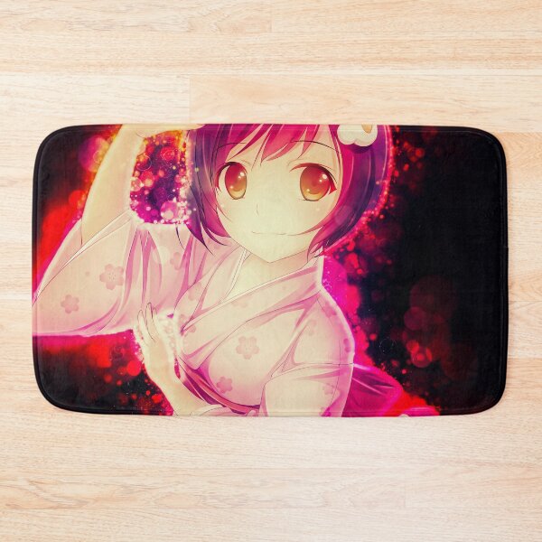Item preview, Tsukihi Araragi Pink Kimono Charm Under Festival Lights In Bakemonogatari designed and sold by thedarvills.
