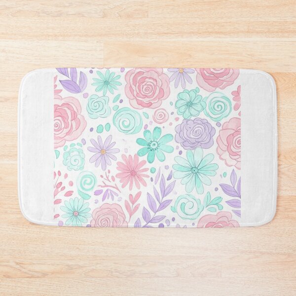 Item preview, Floral pattern flowers roses pastel spring summer  designed and sold by aruntrendz.