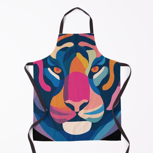 Artikelvorschau, Geometrische Tigerkunst – Ausdrucksstarkes abstraktes Tierdesign entworfen und verkauft von DarYang.