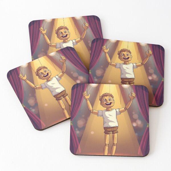 Item preview, Storybook Stage – Dancing Puppet in Vintage Glow designed and sold by Valeree Store.