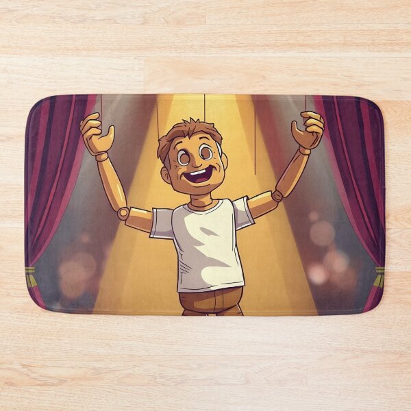 Item preview, Storybook Stage – Dancing Puppet in Vintage Glow designed and sold by Valeree Store.