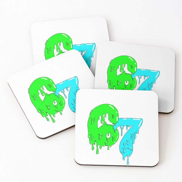 Item preview, Dripping 67 – Slime Number  designed and sold by sketchyNetty123.