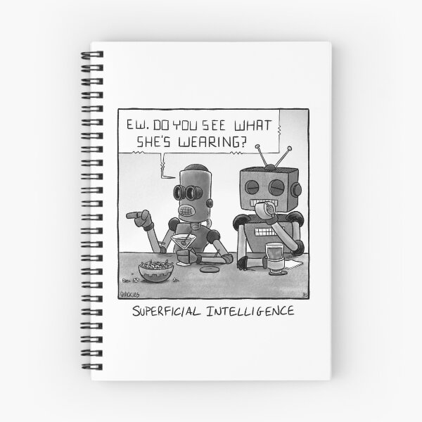 Item preview, Superficial Intelligence designed and sold by QuickiesComic.