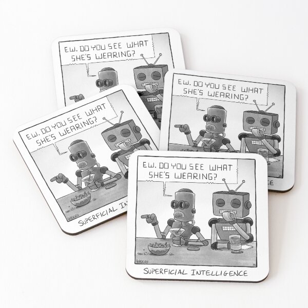Item preview, Superficial Intelligence designed and sold by QuickiesComic.