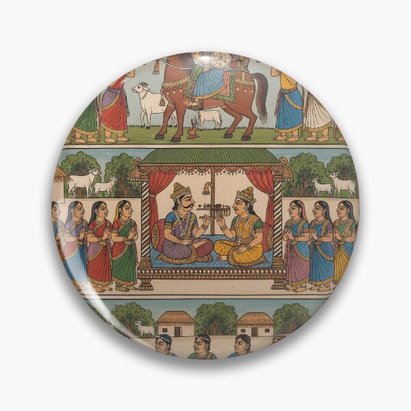 Item preview, Royal Wedding and Village Celebration Scene designed and sold by digisetumedia.