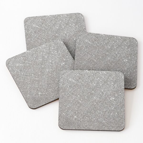 Item preview, Silver glitter texture with smooth reflective sparkle surface designed and sold by SassyArtistry.