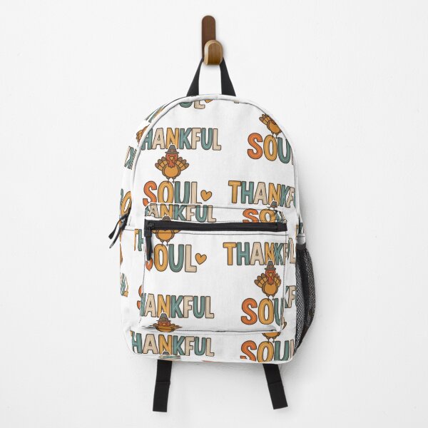 Item preview, Thankful Soul Fall Retro Gratitude Quote Design designed and sold by Gurjeetpixelart.