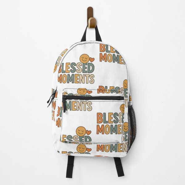 Item preview, Blessed Moments Autumn Positive Quote Retro Style designed and sold by Gurjeetpixelart.