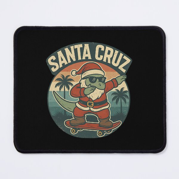 Item preview, Santa Cruz Skateboard Santa Claus – Dino Cruz Skateboard Cool Christmas Skateboarding T-Shirt designed and sold by DesignDoodleArt.