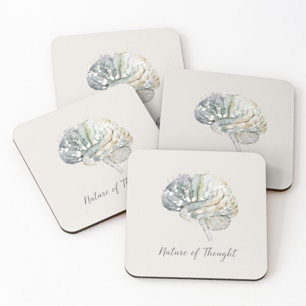 Item preview, Nature of Thought – Botanical Brain Design | Mindfulness, Psychology & Science-Inspired Art designed and sold by PureBrain.