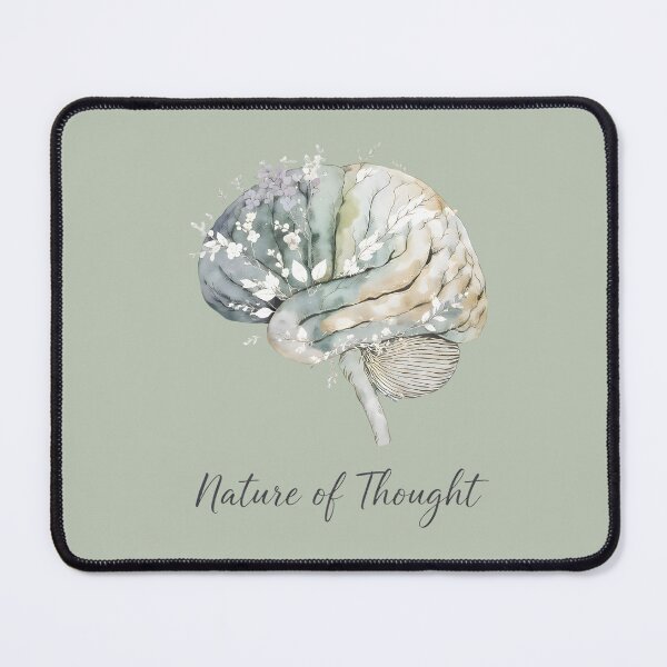 Item preview, Nature of Thought – Botanical Brain Design | Mindfulness, Psychology & Science-Inspired Art designed and sold by PureBrain.