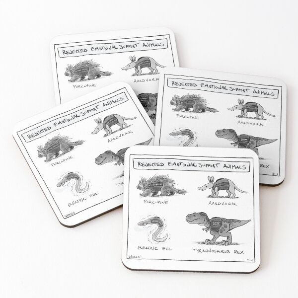 Item preview, Rejected Emotional Support Animals designed and sold by QuickiesComic.