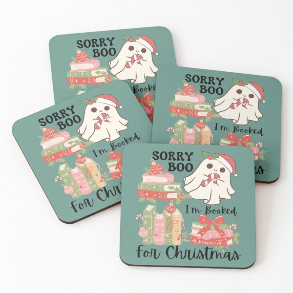 Item preview,  Sorry Boo I'm Booked For Christmas Spirit Book Lover Ghost Reading Books  designed and sold by Forevermore.