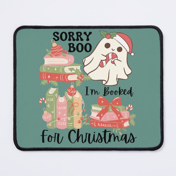Item preview, Sorry Boo I'm Booked For Christmas Spirit Book Lover Ghost Reading Books designed and sold by Forevermore.