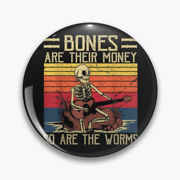 Item preview, Boness Are Their Money  Skeleton Playing Guitar designed and sold by ChristopherMil6.