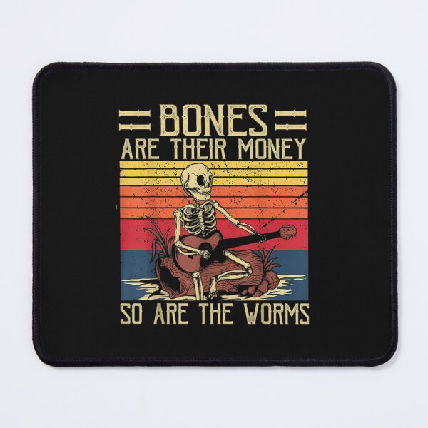 Item preview, Boness Are Their Money  Skeleton Playing Guitar designed and sold by ChristopherMil6.