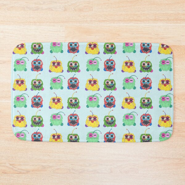 Item preview, "Colorful Fuzzy Monsters Quartet – Playful Cartoon Creature Art" designed and sold by Flower Magic .