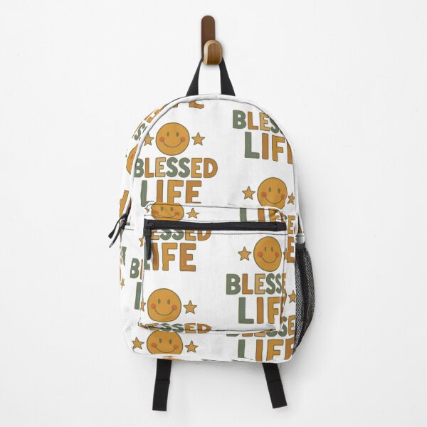 Item preview, Blessed Life Retro Fall Inspirational Quote Art designed and sold by Gurjeetpixelart.
