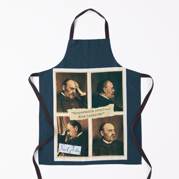 Item preview, Émile Zola quote: “Respectable people... What bastards!” designed and sold by artbleed.