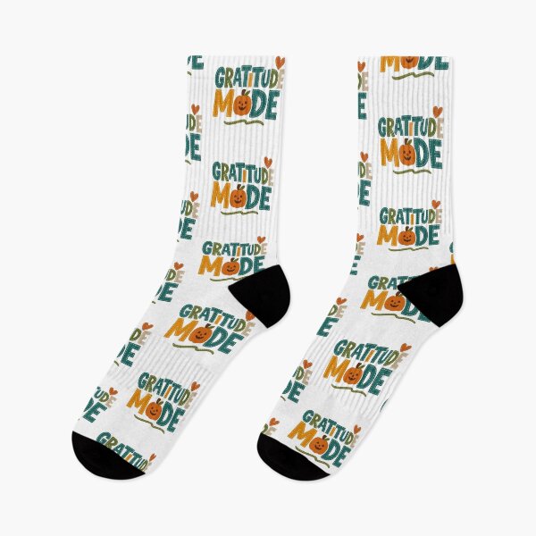 Item preview, Gratitude Mode Retro Thanksgiving Fall Design designed and sold by Gurjeetpixelart.