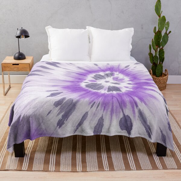 Item preview, Tie dye pattern swirl purple lavender textile designed and sold by aruntrendz.