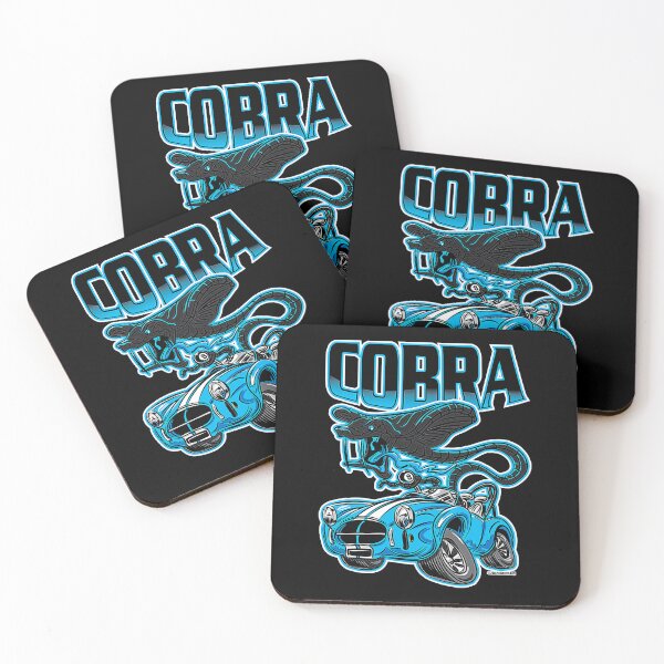 Item preview, Black Cobra Snake Driving A Blue Cobra Race Car designed and sold by Nieveong.