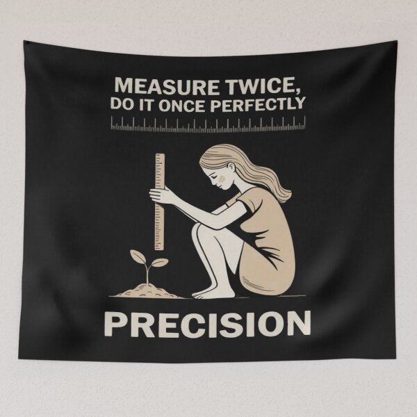 Item preview, Measure Twice Do It Once Perfectly designed and sold by ChristopherMil6.