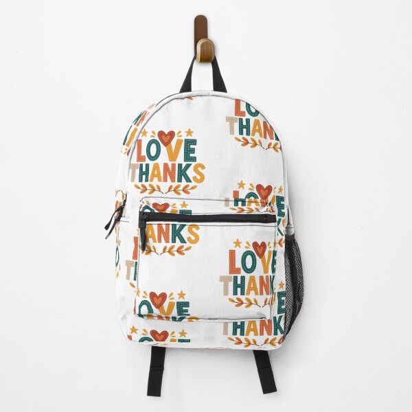 Item preview, Love Thanks Retro Thanksgiving Gratitude Typography designed and sold by Gurjeetpixelart.