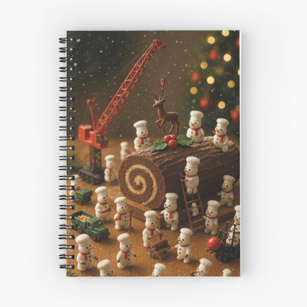 Item preview, Miniatur Wunderland, funny snowmen baking chocolate cakes designed and sold by Mauswohn.
