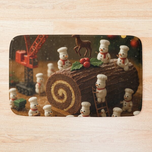 Artikelvorschau, Miniaturwunderland, lustige Schneemänner backen Schokoladenkuchen entworfen und verkauft von Mauswohn.