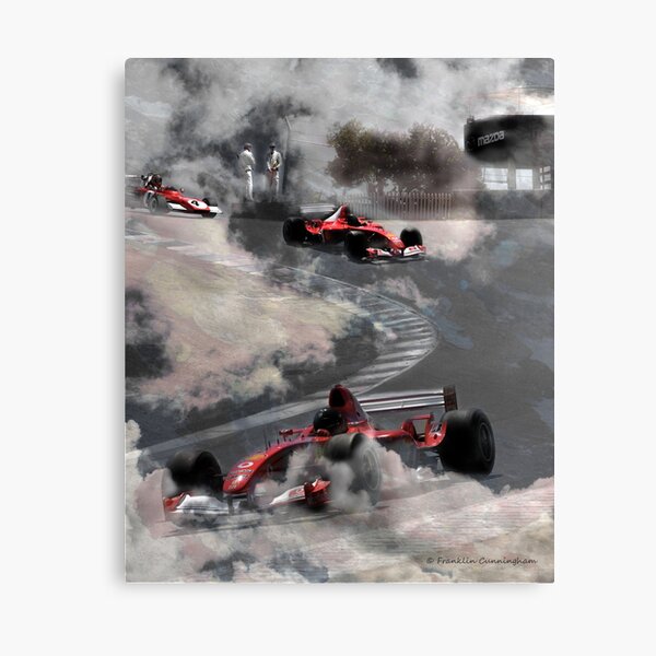 Super Car Art #7 Fog on the Corkscrew Canvas Print