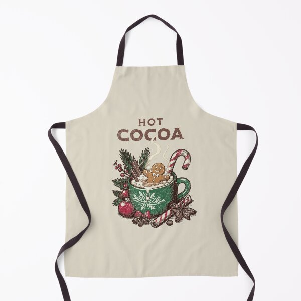 Item preview, Vintage Hot Cocoa Gingerbread Cute Christmas designed and sold by dudelinart.