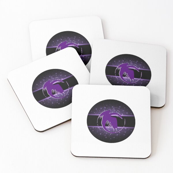 Item preview, Starlight Dragons - Splitstar - purples designed and sold by Galaxy Creations.