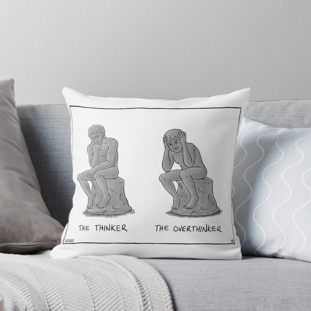 Item preview, Throw Pillow designed and sold by QuickiesComic.