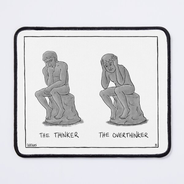 Item preview, Overthinker designed and sold by QuickiesComic.