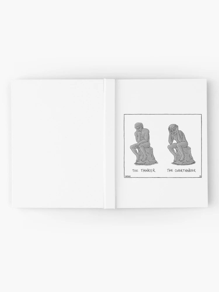 Thumbnail 2 of 3, Journal, Overthinker designed and sold by QuickiesComic.