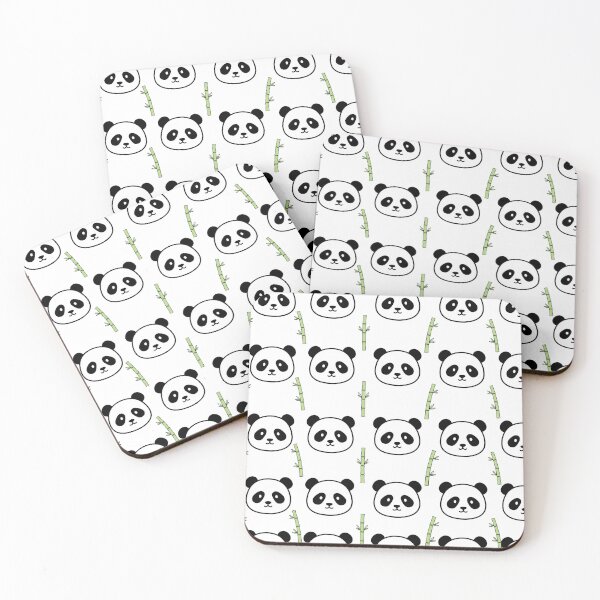 Item preview, Adorable Panda and Bamboo Pattern designed and sold by pinkysunflower.