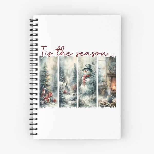 Item preview, Tis the Season Winter Brushstroke Panels designed and sold by Boddicca.
