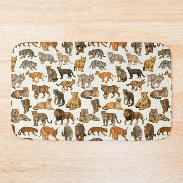 Item preview, Wild Cats of the World Illustration Chart designed and sold by kakarikihill.