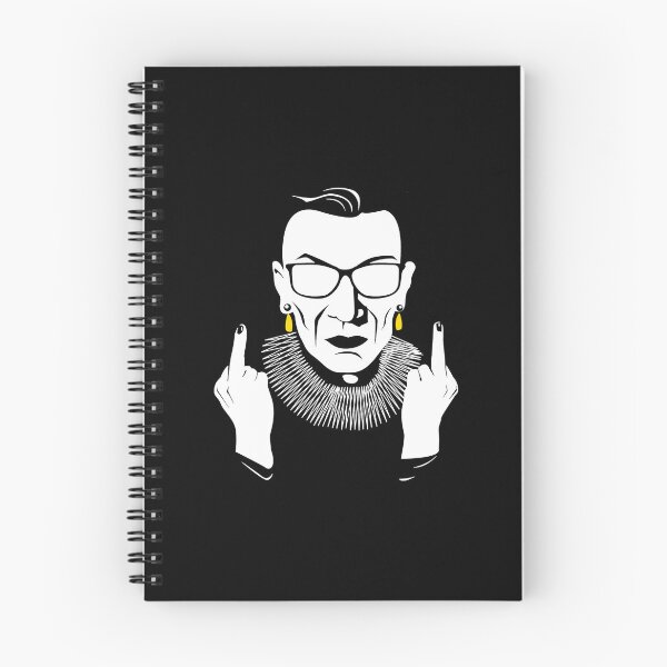 Item preview, Ruth Bader Ginsburg Yellow Earrings Sketch designed and sold by Ashackenna.