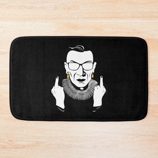 Item preview, Ruth Bader Ginsburg Yellow Earrings Sketch designed and sold by Ashackenna.