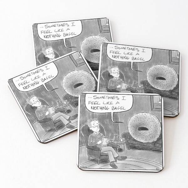 Item preview, Nothing Bagel designed and sold by QuickiesComic.