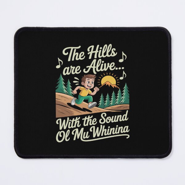Item preview, Funny Marathon Runner Hills Are Alive With My Whining designed and sold by Idarmotar.
