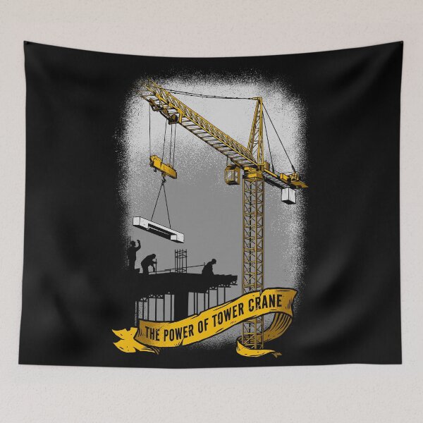 Item preview, The Power Of Tower Crane designed and sold by damnoverload.