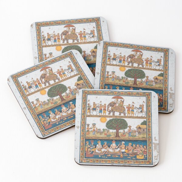Item preview, Royal Procession and Harmony of Village Life designed and sold by digisetumedia.