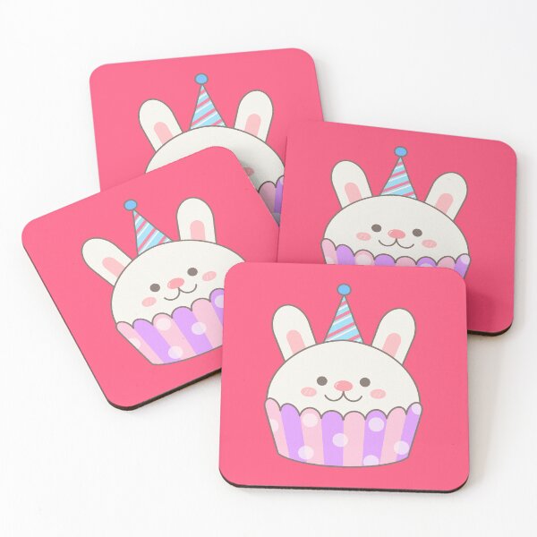 Item preview, Cute Bunny Rabbit character fancy cupcake designed and sold by nuchz.
