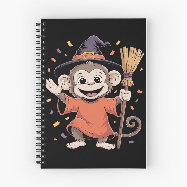 Item preview, Funny Monkey Witch Halloween designed and sold by Idarmotar.